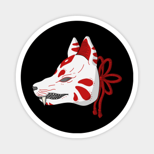 Kitsune Mask Magnet